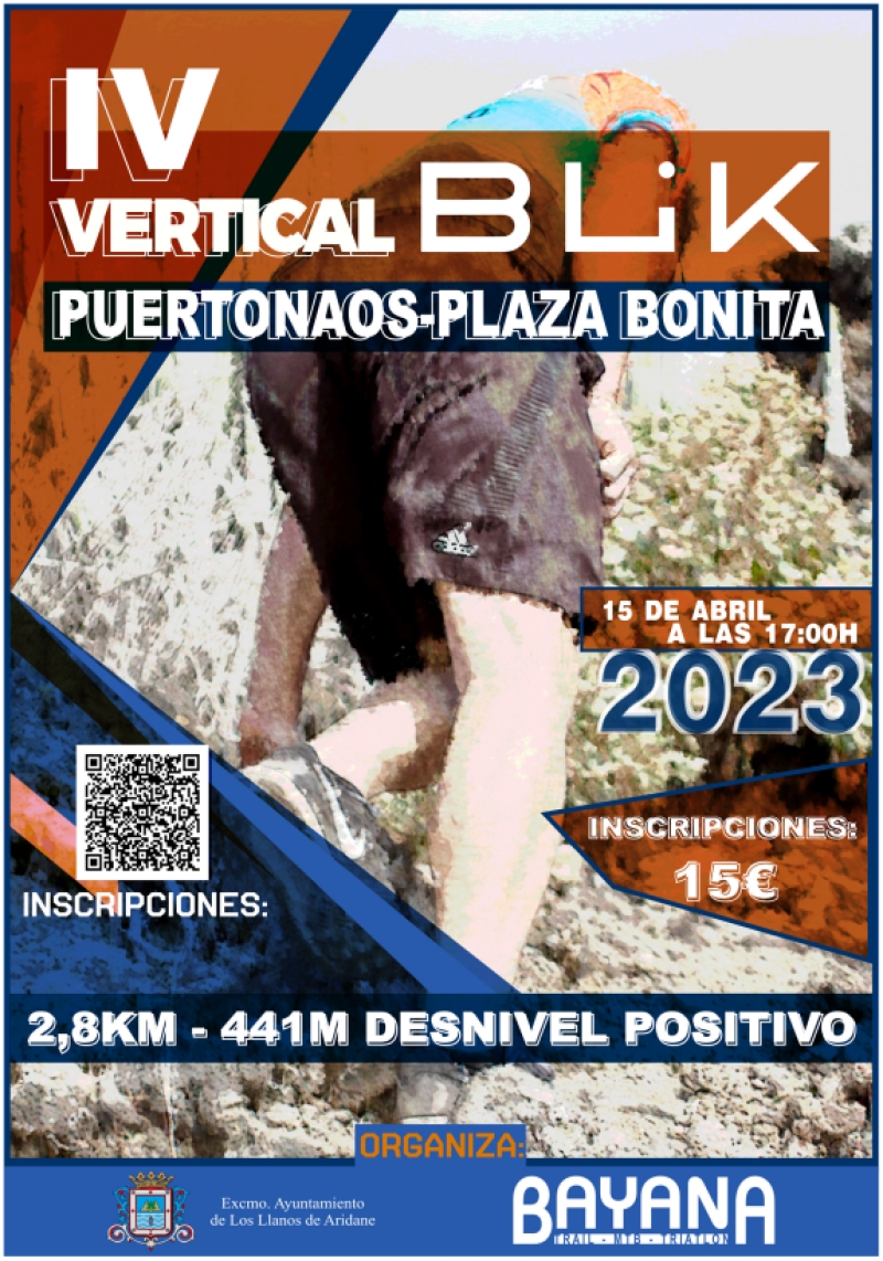 IV VERTICAL BLIK PUERTO NAOS - PLAZA BONITA - Inscríbete