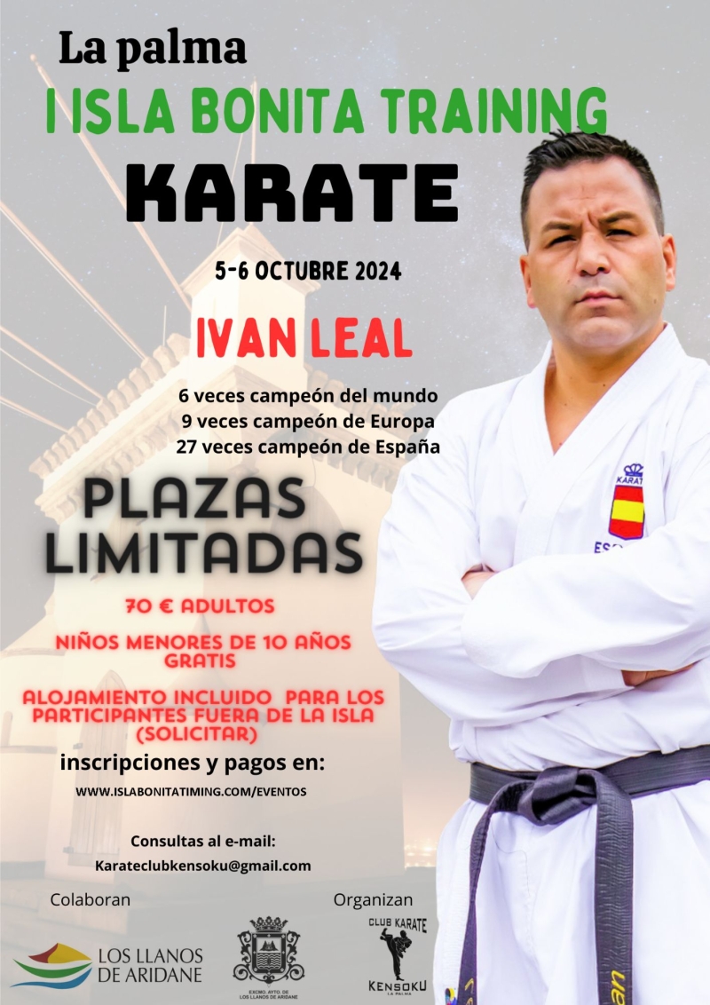 I ISLA BONITA TRAINING KARATE - Inscríbete I ISLA BONITA TRAINING KARATE - Inscríbete